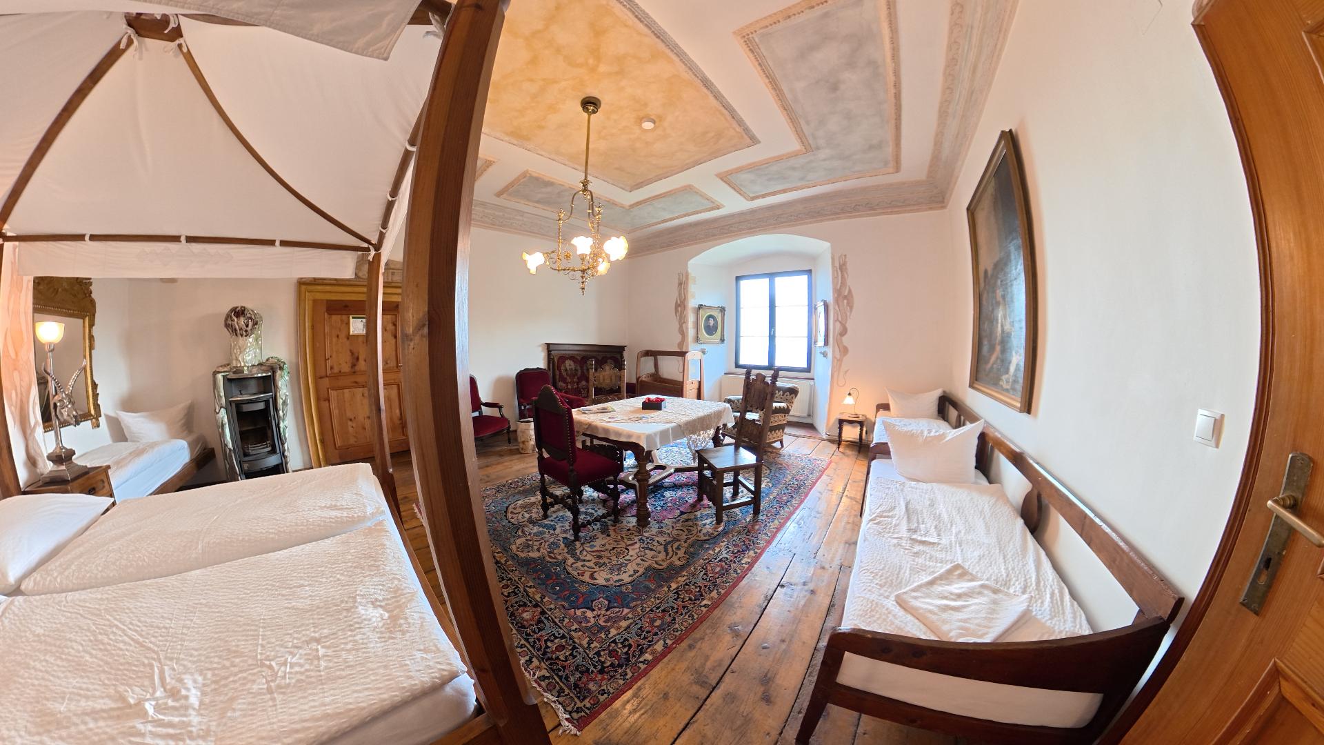 Burgzimmer auf Burg Plankenstein