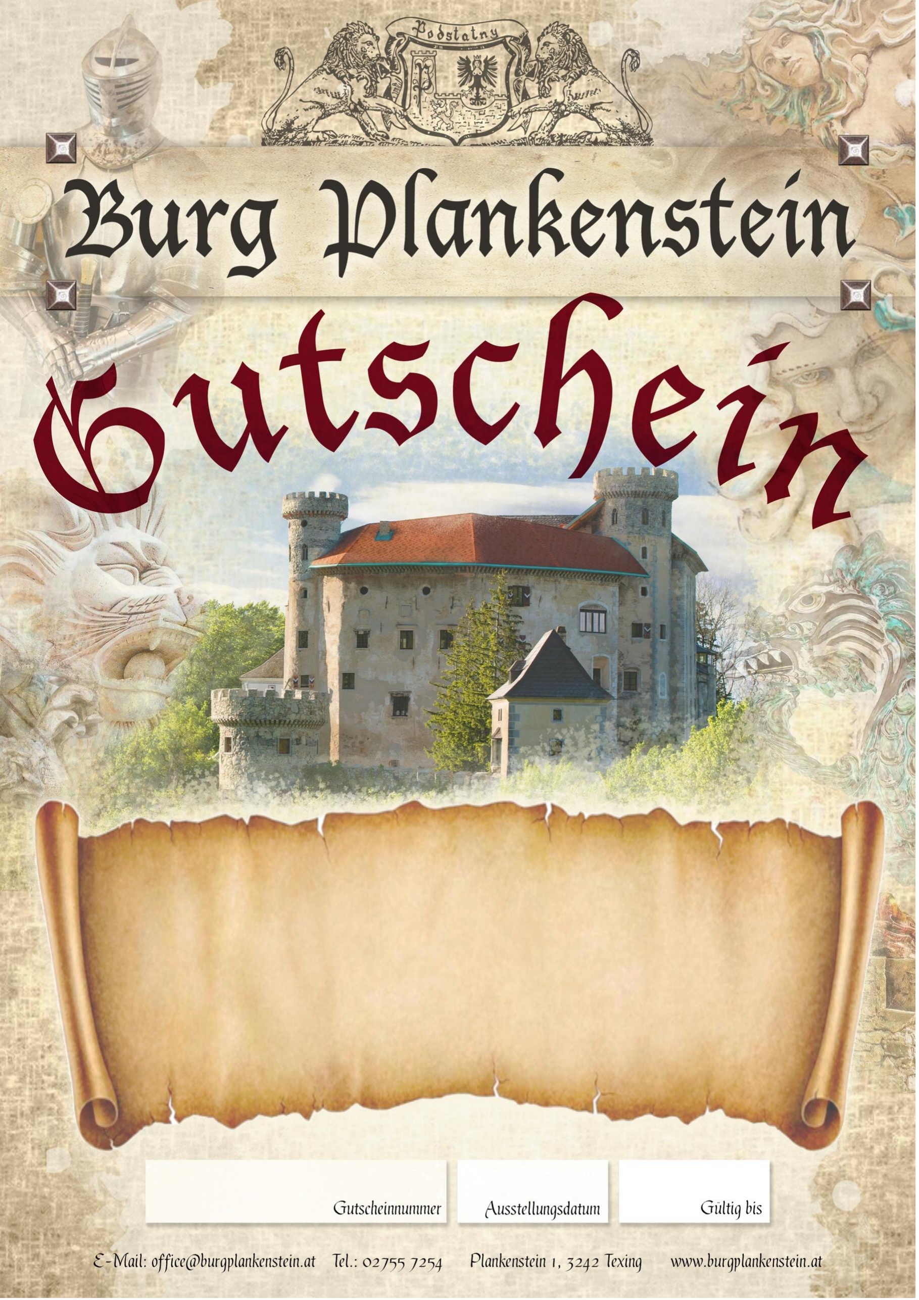 Gutscheinmotiv Burg Plankenstein